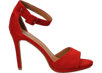 Refresh Sandały 69541 39 Red Microfiber Ladies Sandals - Refresh