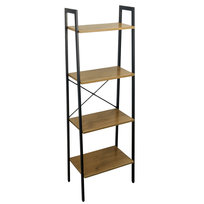 Regał ciemna olcha do salonu rustykalny BEGRYF 56x34x137