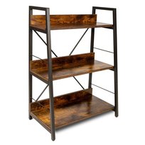 Regał ciemny brąz rustykalny BEGRYF 61x35x84