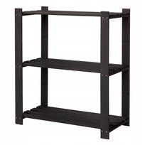 Regał drewniany biurowy garażowy do spiżarni 90x80x38 3 półki PRODUCENT