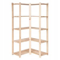 Regał drewniany rogowy narożny biurowy garażowy na narzędzia PRODUCENT