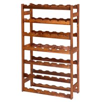 Regał drewniany stojak na 42 butelek półka