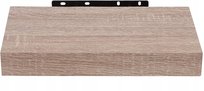 Regał Eugad 0112QJ 25 cm x 3,8 cm x 22,9 cm dąb złoty