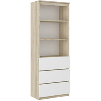 REGAŁ KSIĄŻKI BIUROWY 3 SZUFLADY 3 Sonoma MIX B-3