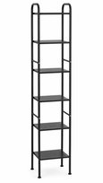 Regał łazienkowy czarny mat 6 półek metalowy loft stalowy organizer do łazienki pralni kuchni Yoka Home