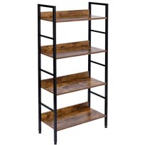 REGAŁ LOFTOWY BIUROWY NA KSIĄŻKI 5 PÓŁEK 125x60cm