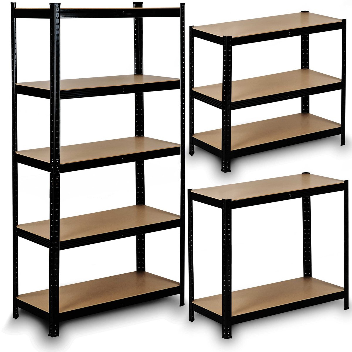 REGAŁ MAGAZYNOWY 2w1 METALOWY 150 x75x30cm HUMBERG