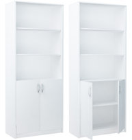 Regał MARK R007 Biały 180x74x35 cm