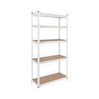 Regał metalowy magazynowy 2w1 5 półek garażowy 180x90x40cm 750kg Rebel