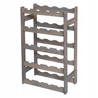 Regał na butelki drewniany stojak na 20 butelek półka PRODUCENT