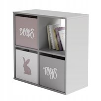 Regał na książki LONI 2x2 biały