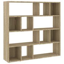 Regał na książki/przegroda,kolor dąb sonoma, 105x2