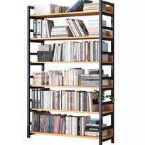 REGAŁ NA KSIĄŻKI SEGREGATORY DUŻY WYSOKI METALOWY LOFT STYL INDUSTRIALNY