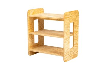 Regał półka na zabawki książki dla dzieci drewniany naturalny COCO RG - Woodygift