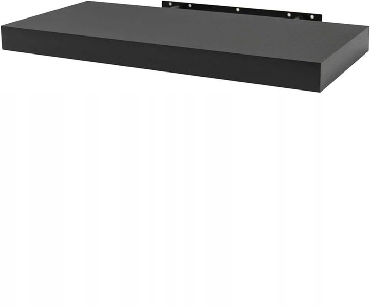 Woltu Woltu Regał Ścienny Półka Ścienna Regał Na Książki Czarna Półka H105