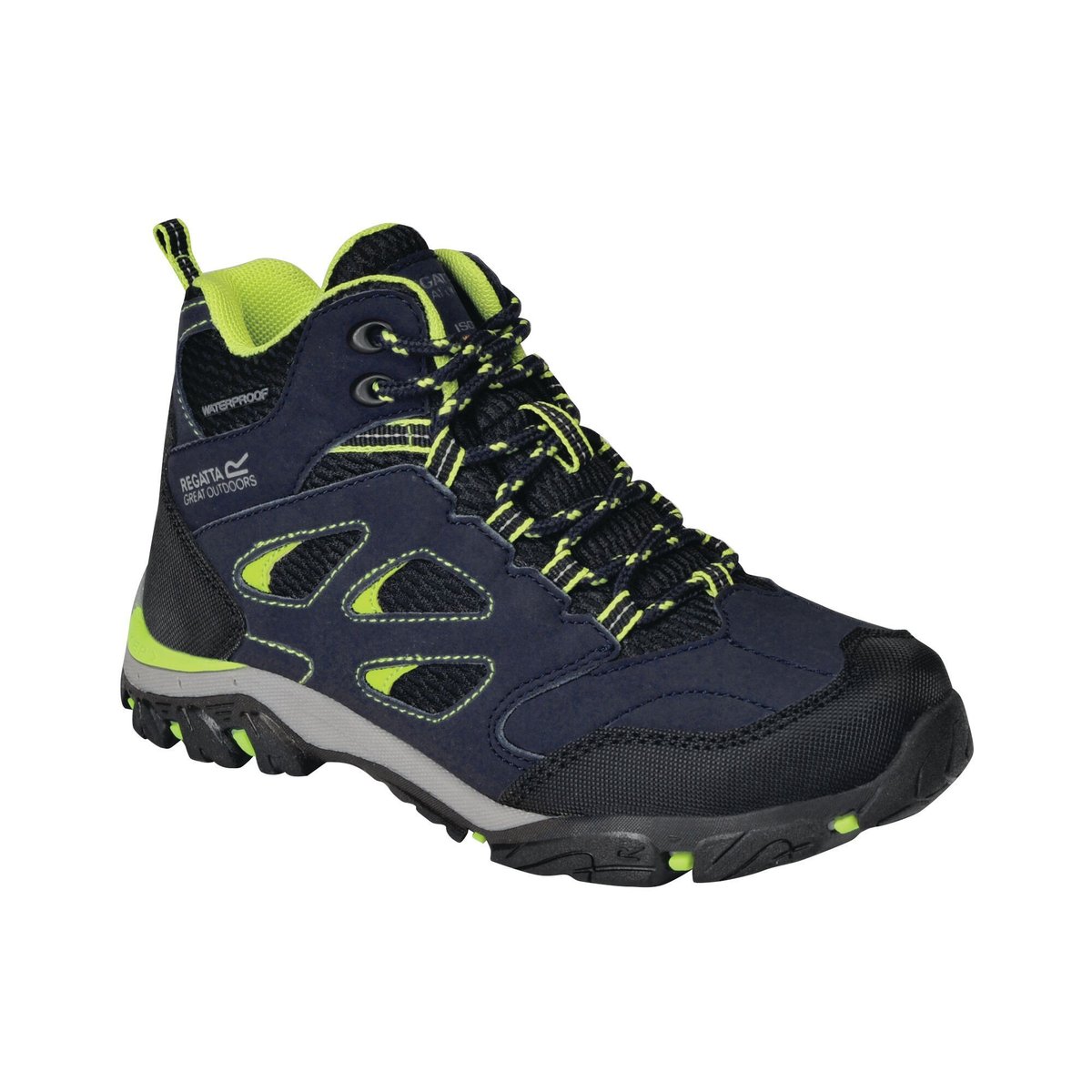 Bottes De Marche Enfant Regatta Holcombe – UK5/EU38 – Bleu (neuves Avec Boîte)