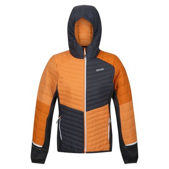 Regatta Damska Kurtka Z Kapturem Trutton II Baffled Hooded Jacket (46 / Jasnożółty) - REGATTA