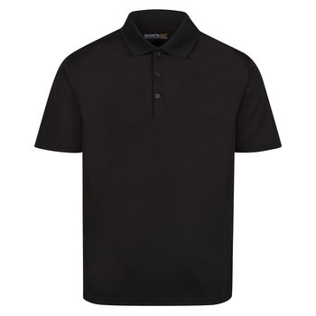 Regatta Koszulka Polo Męska Odprowadzanie Wilgoci Pro (3XL / Czarny) - REGATTA