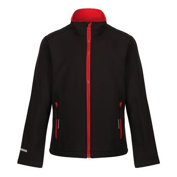 Regatta Kurtka Dziecięca/dziecięca Ablaze 2 Layer Soft Shell Jacket (128 / Czarny) - REGATTA