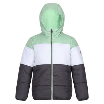 Regatta Kurtka Dziecięca/dziecięca Lofthouse VII Terrain Print Padded Jacket (104 / Jasnozielony) - REGATTA