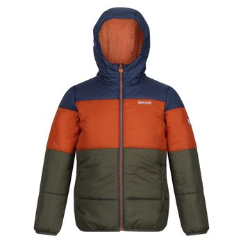 Regatta Kurtka Dziecięca/dziecięca Lofthouse VII Terrain Print Padded Jacket (116 / Ciemnoniebieski) - REGATTA