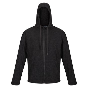 Regatta Męska Bluza Z Kapturem Shorebay Marl Full Zip (S (52-55 Cm) / Ciemnoszary) - REGATTA