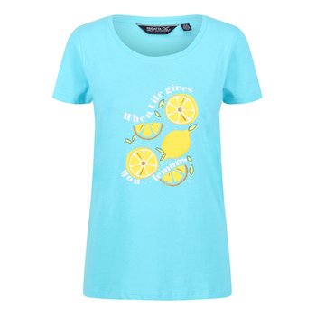 Regatta T-Shirt Damskie Cytrynowa Filandra VI - REGATTA