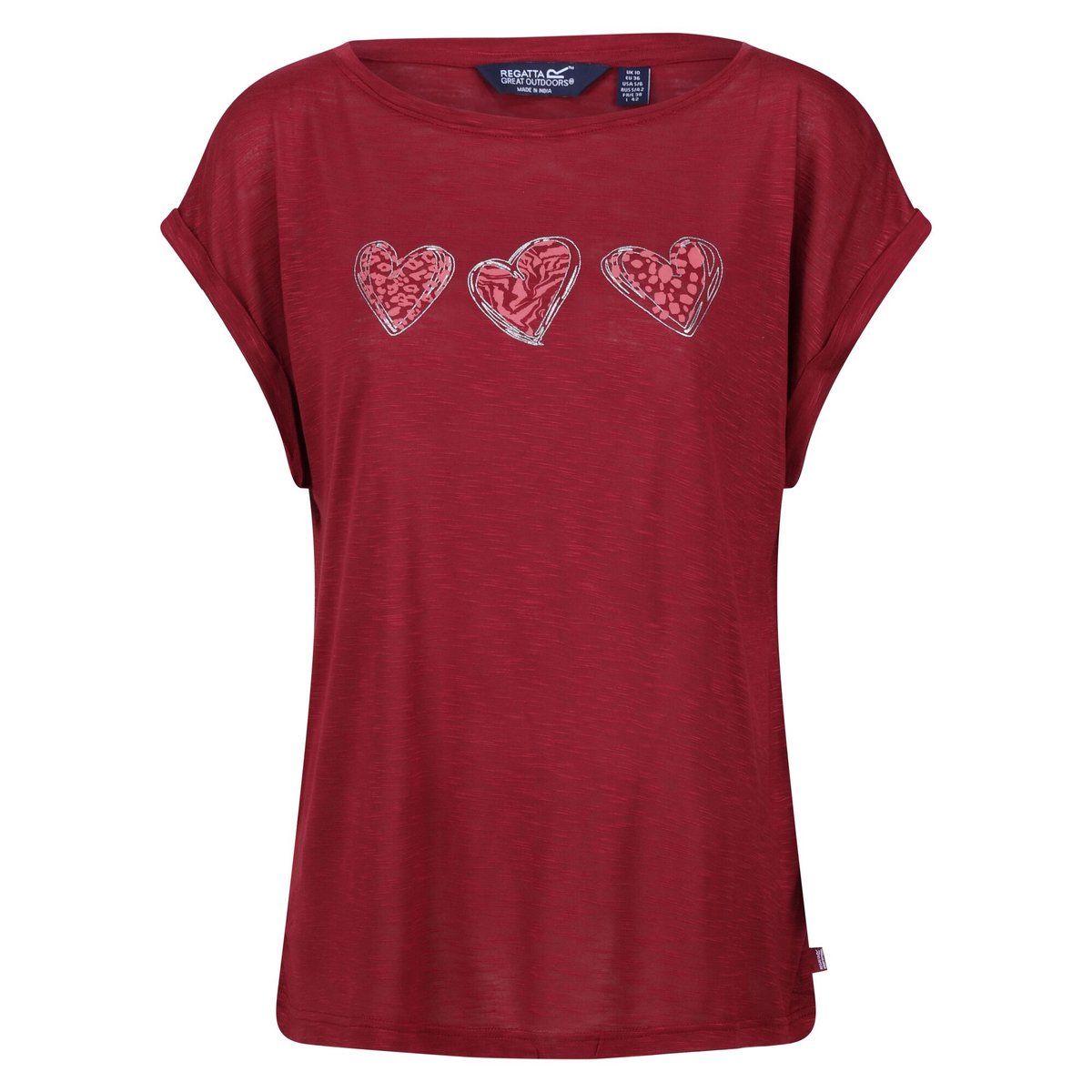 T-shirt a righe tricolore in cotone - Blu - Donna - 8.00