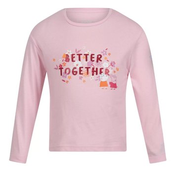 Regatta T-Shirt Dziecięca Świnka Peppa Z Długim Rękawem Better Together - REGATTA