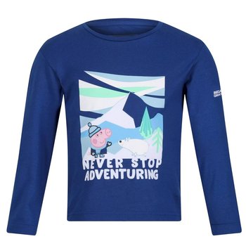 Regatta T-Shirt Dziecięca Świnka Peppa Z Długim Rękawem Never Stop Adventuring - REGATTA