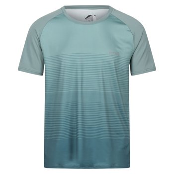 Regatta T-Shirt Męska Gradientowa Pinmor (S (52-55 Cm) / Zielony) - REGATTA