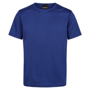 Regatta T-Shirt Męska Odblaskowy Materiał Odprowadzanie Wilgoci Pro (M / Lazurowy) - REGATTA