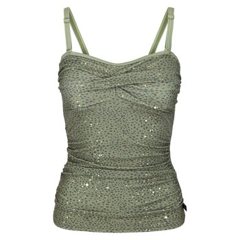 Regatta Tankini Top Damski Abstrakcja Aceana II (36 / Oliwkowy) - REGATTA