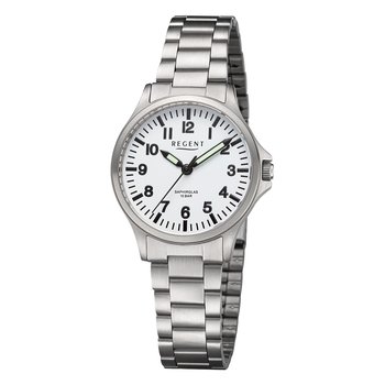 Regent damski zegarek analogowy metalowa bransoleta srebrny UR2192563 - Regent