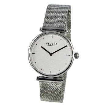 Regent damski zegarek analogowy metalowa bransoleta srebrny UR2251588 - Regent