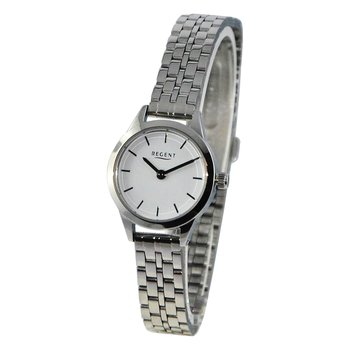 Regent damski zegarek analogowy metalowa bransoleta srebrny UR2251590 - Regent