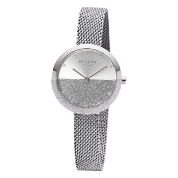 Regent damski zegarek analogowy metalowa bransoleta srebrny UR2252541 - Regent