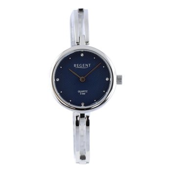Regent damski zegarek analogowy metalowa bransoleta srebrny UR2254006 - Regent