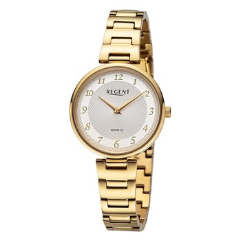 Regent damski zegarek analogowy metalowa bransoleta złoty UR2214046 - Regent