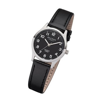 Regent zegarek na rękę czarny 2113416 damski analogowy zegarek kwarcowy UR2113416 - Regent