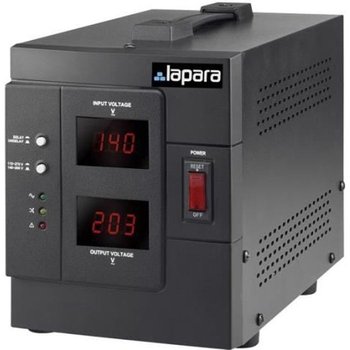 Regulator napięcia - Lapara AVR 3000 VA - Moc 3000 VA / 2400 W, Chroni przed przeciążeniami i zwarciami - Inny producent