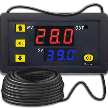 Regulator Temperatury Sterownik Termostat 220V Elektroniczny Mocny - Retoo