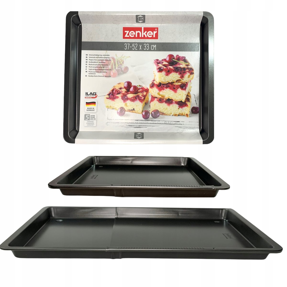 Zenker Cookware Regulowana blacha do pieczenia Zenker 37-52cm - Zenker | Sklep EMPIK.COM
