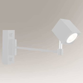 Regulowana LAMPA kinkiet INABE 7799 Shilo metalowa OPRAWA ścienny reflektorek biały - Shilo
