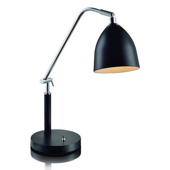Regulowana LAMPA stołowa FREDRIKSHAMN 105025 Markslojd metalowa LAMPKA stojąca biurkowa regulowana czarna - Markslojd