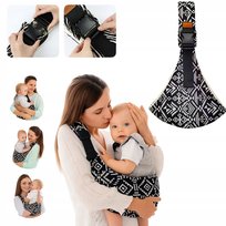 REGULOWANE NOSIDEŁKO DLA DZIECKA BOCZNE WYGODNA CHUSTA DO NOSZENIA DO 15 KG