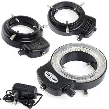 Regulowane Oświetlenie LED 144x  do Mikroskopu Stereoskopowego Cyfrowego - Techrebal