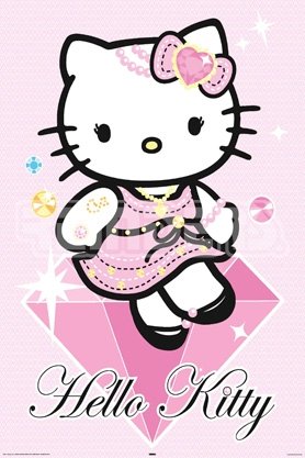 Reinders, Plakat, Hello Kitty, Diamond,