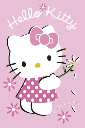 Reinders, Plakat, Hello Kitty, Loves Me,