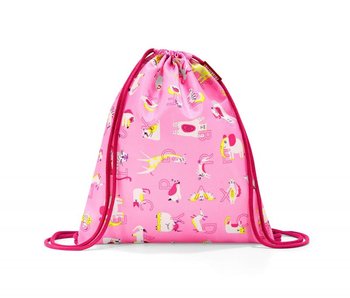 Reisenthel, worek-plecak, mysac kids abc friends pink - Reisenthel